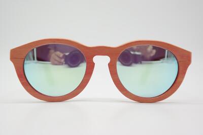 Sonnenbrille Woodys SHEVI Barcelona Rot Braun Oval sunglasses Brille Neu