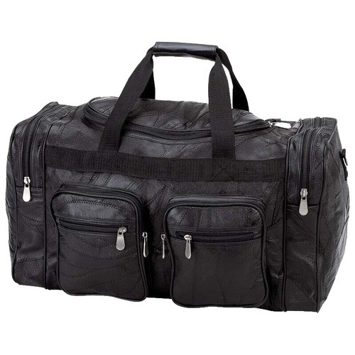 Embassy USA Buttery Soft Leather Black Backpack Zippers  display picture 2