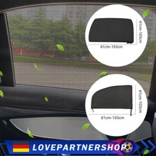 4 Stück Auto-Seitenfenster Sonnenschutz UV-Schutz atmungsaktiv Anti-Mücken