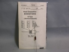 10 Vintage 8.2K,16K,18K, 30K 5 1/2W Carbon Comp. Resistors Your Choice