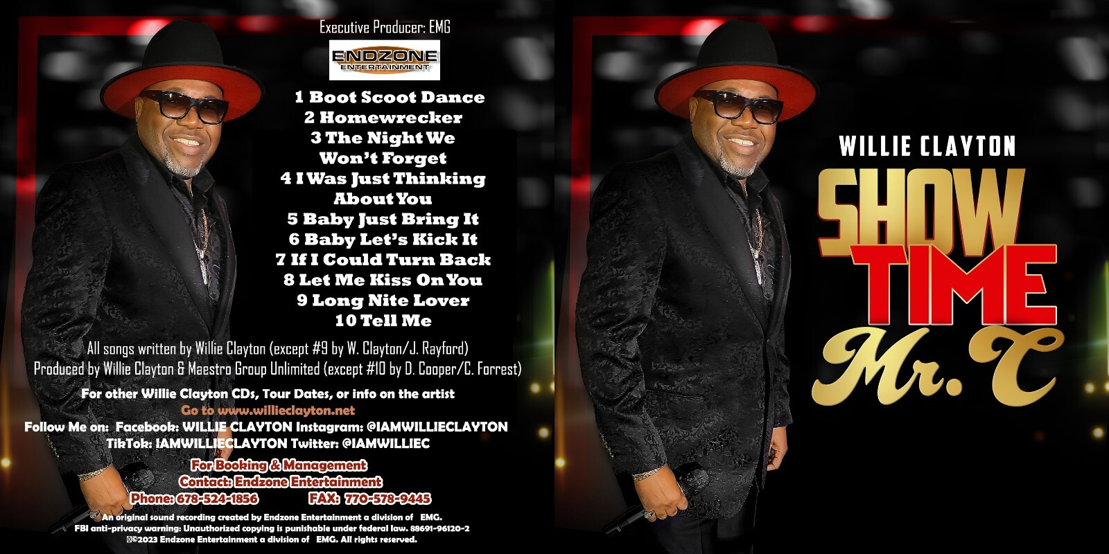 Willie Clayton Showtime Mr. C CD Tucka King George Southern Soul Sir ...