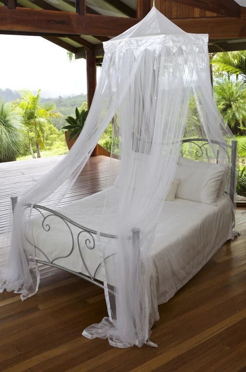 Mosquito Net. Polyester Temple. White. For Single to King beds eBay