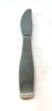 Georg Jensen Denmark Stainless Steel PLATA  Dinner Knife (ves) Long Handle USED
