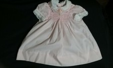 Vintage Baby Girl Dress Polly Flinders Hand Smocked 18 Months
