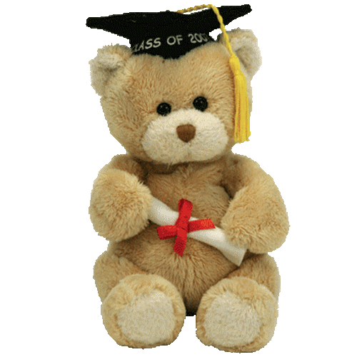 TY BEANIE BABIES "SCHOLAR THE BEAR" MINT WITH MINT TAG 2007 - Picture 1 of 4