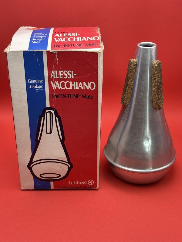 Vintage Alessi Vacchiano "In Tune"  Bb Trumpet Straight Mute - Good Condition