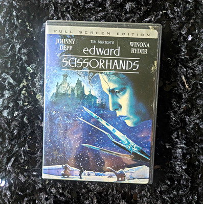 Edward Scissorhands VHS Full Screen 20th Century Fox Tim Burton PG-13 (1990)