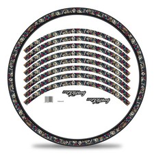 MTB Bike Fahrrad Felgen Aufkleber Set Skulls ...