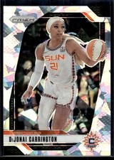 2024-25 Panini Prizm WNBA Ice DiJonai Carrington Connecticut Sun #118