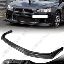 For 08-15 Mits.evo X 10 Evolution R-style Carbon Fiber Front Bumper Lip Spoiler