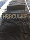 Vintage Hercules Tires Metal Rack Display Store Stand-2 Signs