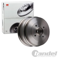 2X Nk Ø 203Mm Bremstrommeln Hinten Passend FüR CitroËN Saxo Peugeot 106 206 206+