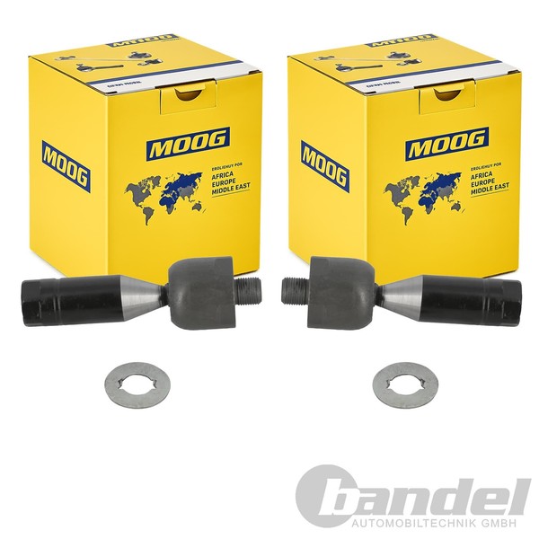 2X Moog Axialgelenk Spurstange Lenkstange Vorne Passend FüR Toyota 4 Land-image