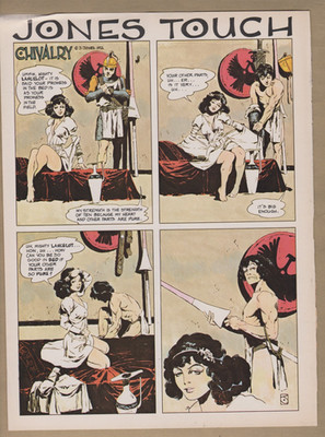Jeff Jones ''Jones Touch'' magazine  (1972, 8 tear sheets)