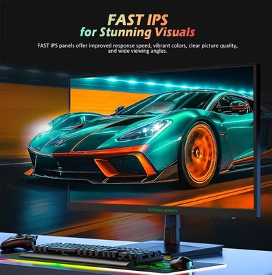 TITAN P2510G 24,5 Zoll Full-HD Gaming Monitor 1 ms 180Hz 1920×1080  Neu.-