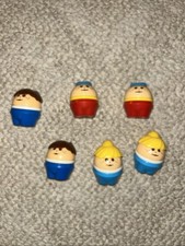 Lot of 6 Vintage 1980s Fisher Price Little Tikes Chunky Toddle Tots