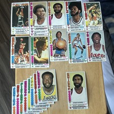 Topps 1976-77 Oversize Topps Basketball NBA Card Lot 32 + 3 duplicates