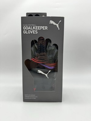 Size 9 Puma FUTURE Pro SGC Hybrid Goalkeeper Gloves Black Red Purple 042066 01