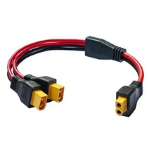 Faoyliye XT60 Y Splitter Cable, Female to Dual Male Connector...