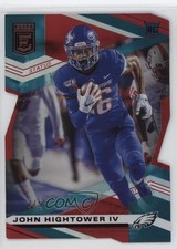 2020 Panini Donruss Elite Rookies Status Red Die-Cut 2/5 John Hightower IV 0hr