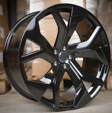 20" AUDI A6 & S6 C6 C7 C8 C9 GLOSS BLACK RSQ8 DESIGN 9J ALLOY WHEELS X4