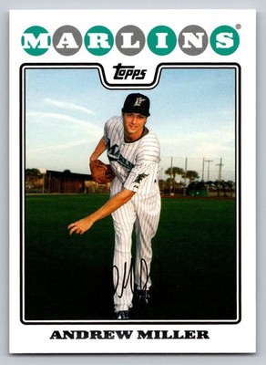 2008 Topps #414 Andrew Miller Florida Marlins