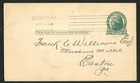 1916 Berwick to Easton PA Postal Card Red Wheat Merchant Miller Rail Car Sale
