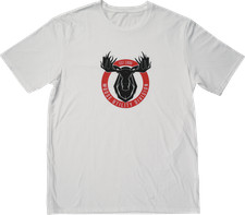 Moose Offroad Mud Badge T-Shirt White Medium USA Made 3030-24387
