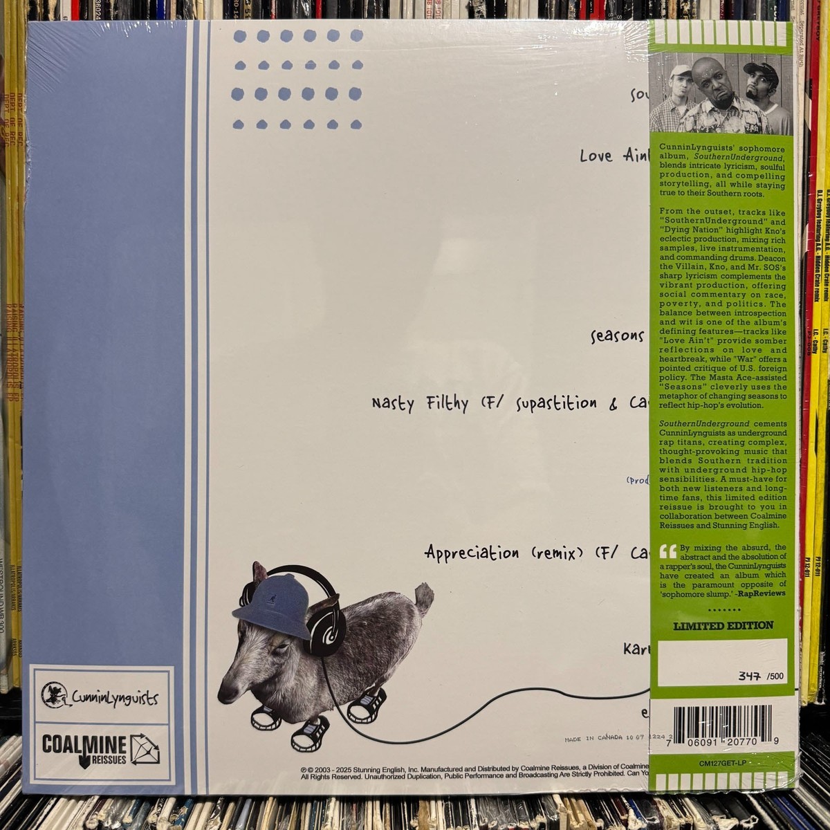 CUNNINLYNGUISTS - SOUTHERNUNDERGROUND (VINYL 2LP) 2003 / 2025