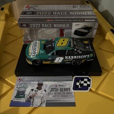 Josh Berry 2022 Lionel Racing 8 Harrison's USA Charlotte Raced Win Chevy 1/24