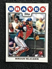 BRIAN MCCANN #294 2008 Topps Baseball QTY Atlanta Braves