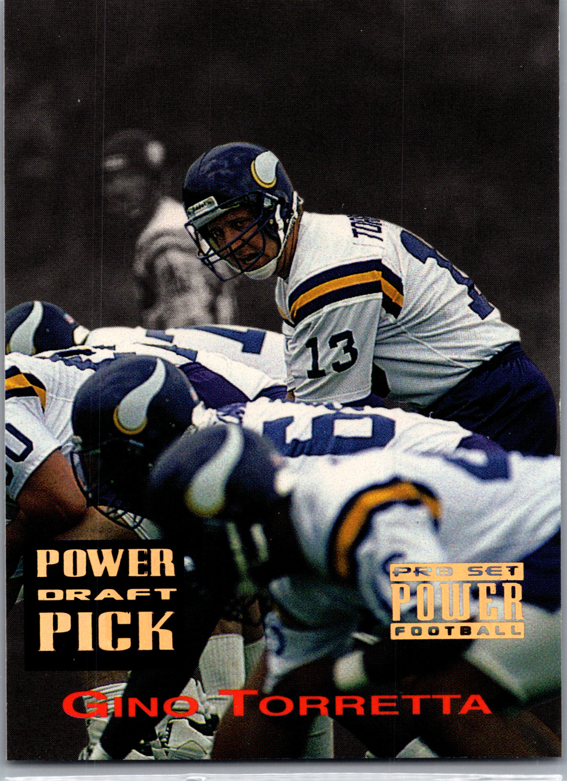 1993 Pro Set Power - Power Draft Picks Gino Torretta #PDP16 Gold (RC)