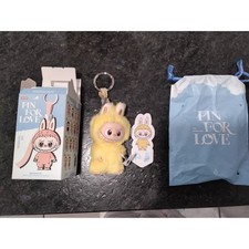 The Pin for Love Plush Yellow Bunny Character Keychain with Box and Pouch