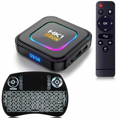 RBOX HK1 Android 13 TV Box 16/32/64GB Quad Core HD 8K Dual WIFI