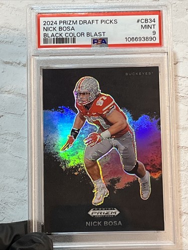 2024•Nick Bosa• BLACK COLORBLAST SSP! Prizm Draft Picks #CB34 - Imagen 1 de 5