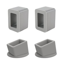 4 PCS Silicone Seat Belt Buckle Holder - Non-Slip Car Seatbelt Booster for Ki...