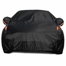Waterproof Full Car Cover for Sedan 185-191 inch All Weather Windproof Straps