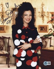 FRAN DRESCHER SIGNED 'THE NANNY' 8x10 PHOTO 3 ACTRESS AUTOGRAPH BECKETT BAS COA