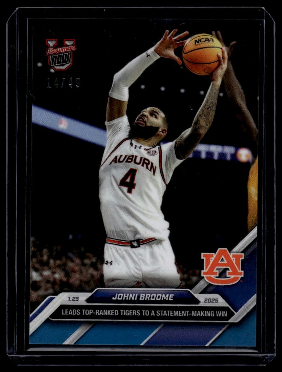 2024-25 Bowman U Now #52 Johni Broome Blue #/49