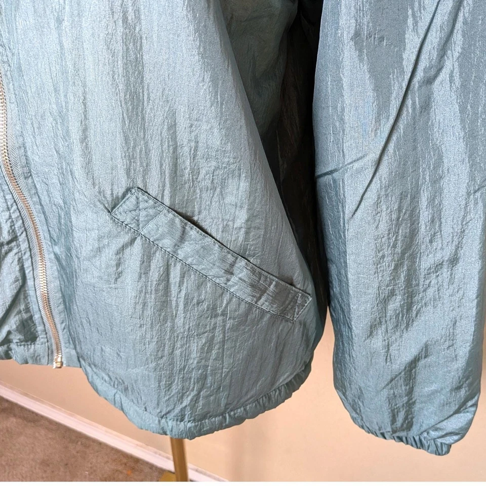 Chaqueta cortavientos forrada Blair Sherpa azul azulado talla M años 80 mamá niñas doradas Foto 4 de 4