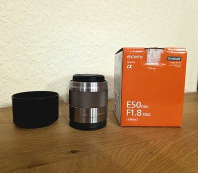 Sony SEL-50F18F OSS Festbrennweite Portrait Objektiv 50mm F1.8 E-Mount APS-C 