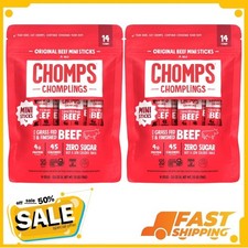 Chomps Chomplings Original Beef Mini Jerky Sticks 28 Count
