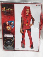 Disney Descendants Rise of Red Child Costume S 4-6X Jumpsuit Vest Halloween NEW