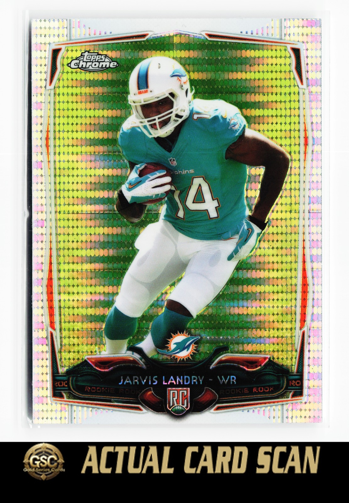 2014 Topps Chrome #177 Jarvis Landry Pulsar Refractors