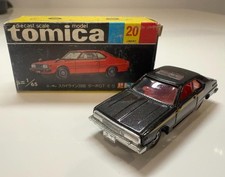 Tomica 1/65 Nissan Skyline 2000 Turbo GT-ES Black Box Toy Car Made in Japan