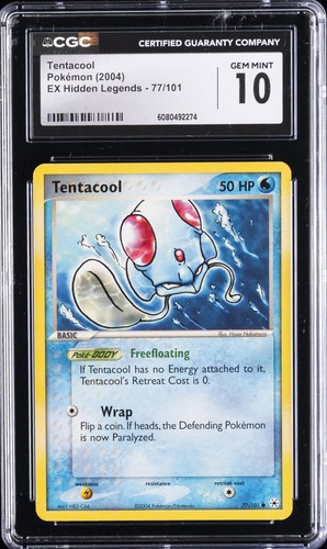 Tentacool graded CGC 10 for sale on eBay