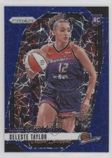 2024 Panini Prizm WNBA Blue Velocity Prizm Celeste Taylor #48 13c5