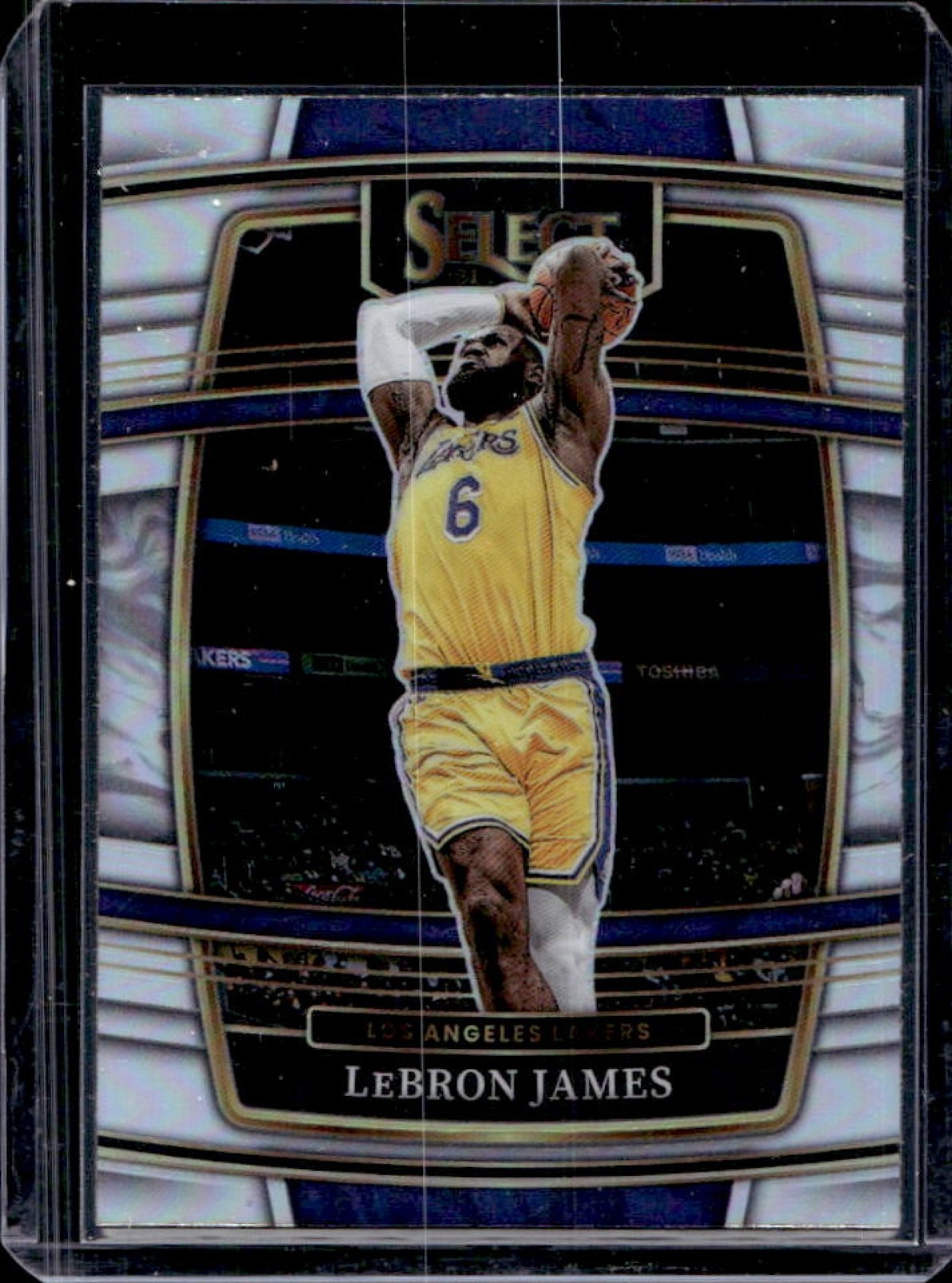 2021-22 Select LeBron James Silver Prizm Concourse #100 Lakers
