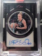 Leonie Fiebich 2025 PANINI WNBA One & One FOTL SSP /4 ON CARD AUTO LIBERTY