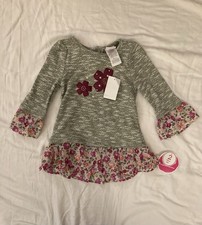 Size 5 Nannette Kids girl clothes - 1 piece Top flower theme